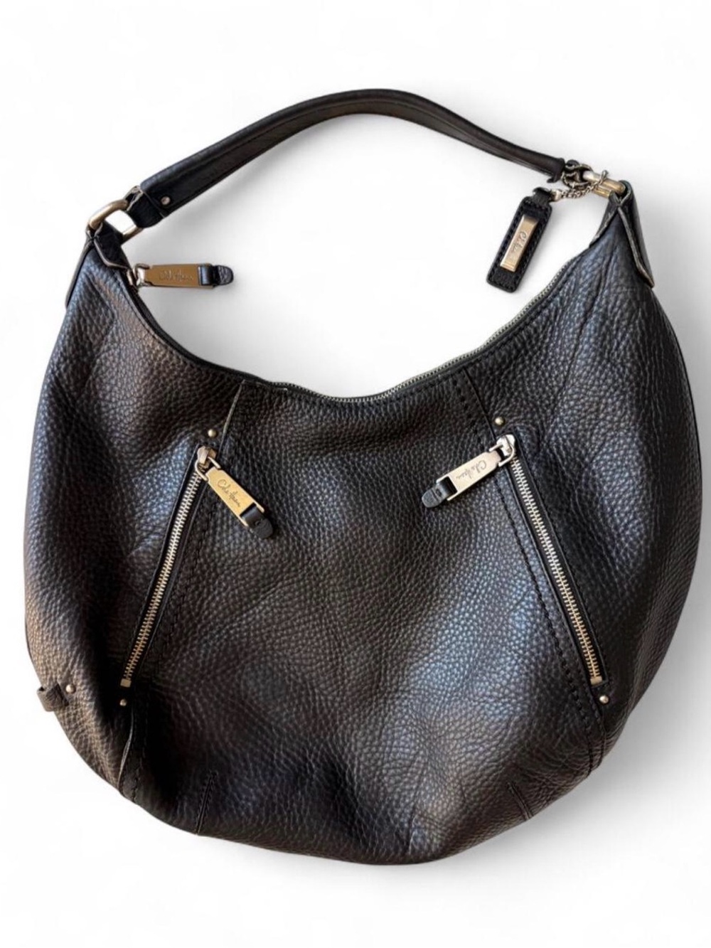 Cole Haan Pebbled Leather Slouchy Hobo Bag
